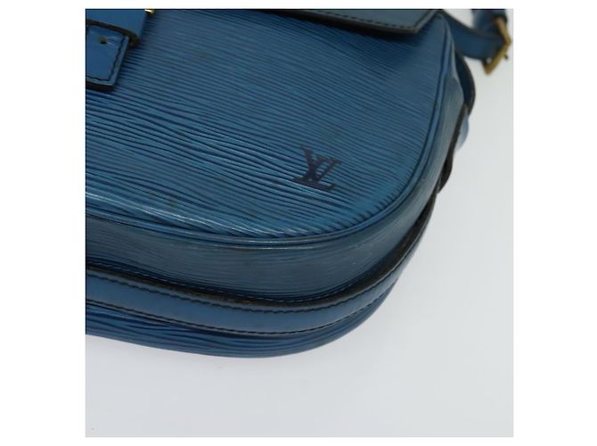 LOUIS VUITTON Epi June Feuille Schultertasche Blau M52155 LV Auth 135469 - Ansicht 15