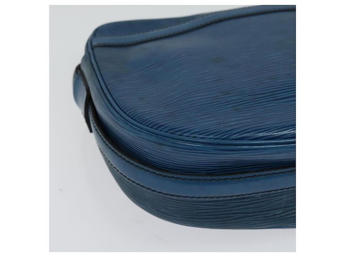 LOUIS VUITTON Epi June Feuille Schultertasche Blau M52155 LV Auth 135469 - Ansicht 16