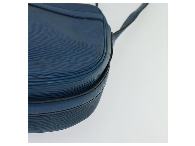 LOUIS VUITTON Epi June Feuille Schultertasche Blau M52155 LV Auth 135469 - Ansicht 17