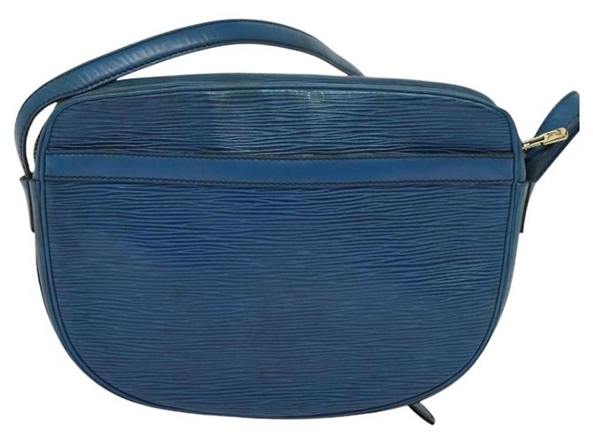 LOUIS VUITTON Epi June Feuille Schultertasche Blau M52155 LV Auth 135469 - Ansicht 2