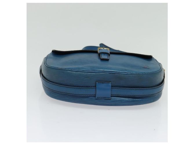 LOUIS VUITTON Epi June Feuille Schultertasche Blau M52155 LV Auth 135469 - Ansicht 5
