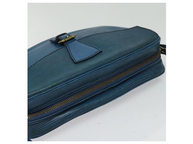 LOUIS VUITTON Epi June Feuille Schultertasche Blau M52155 LV Auth 135469 - Ansicht 6