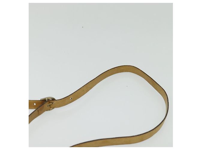 Céline Borsa a Spalla in Tela Macadam CELINE PVC Beige Oro Auth bs28302 D'oro - vista 14