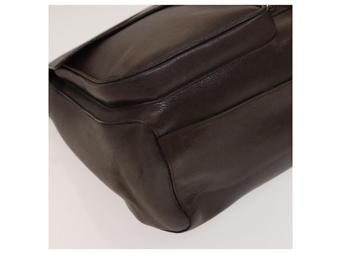 Bulgari Borsa a Spalla BVLGARI in Pelle Marrone Argento Autentica bs28028 - vista 15