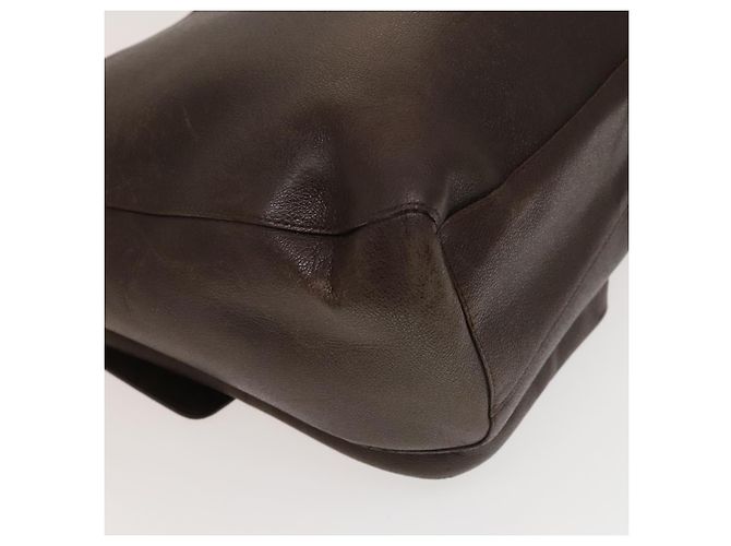 Bulgari Borsa a Spalla BVLGARI in Pelle Marrone Argento Autentica bs28028 - vista 17