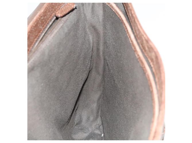 Bulgari Borsa a Spalla BVLGARI in Pelle Marrone Argento Autentica bs28028 - vista 19