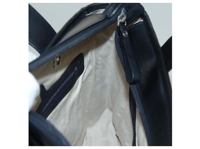 BURBERRY Tote Bag Canvas Beige Silver Auth bs27693 Silvery - view 18