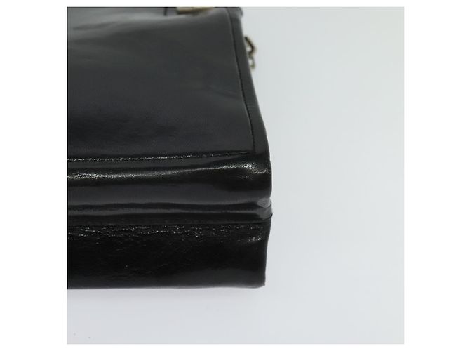 BALLY Borsa Tote in Pelle Nera Argento Auth 132476 Nero - vista 14
