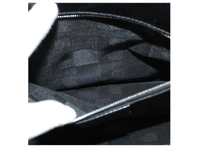 BALLY Borsa Tote in Pelle Nera Argento Auth 132476 Nero - vista 20
