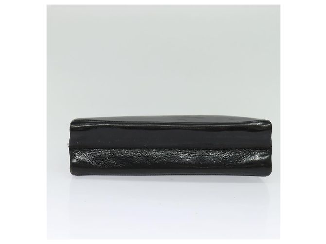 BALLY Borsa Tote in Pelle Nera Argento Auth 132476 Nero - vista 5