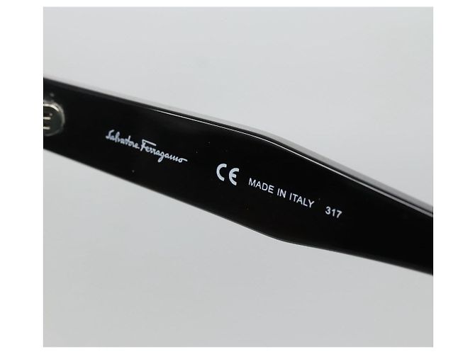 Gafas de sol Salvatore Ferragamo de plástico Negro Auth BA4247 - vista 9