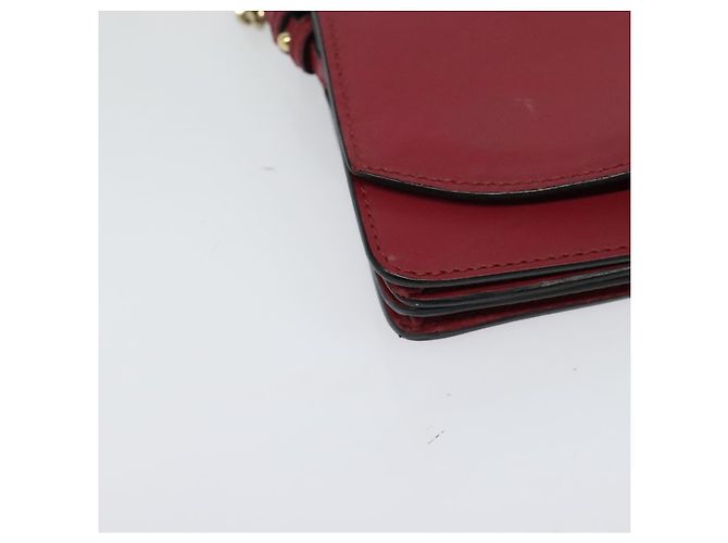 Burberry Portafoglio a Catena in Pelle Rosa Oro Auth bs28328 D'oro - vista 15