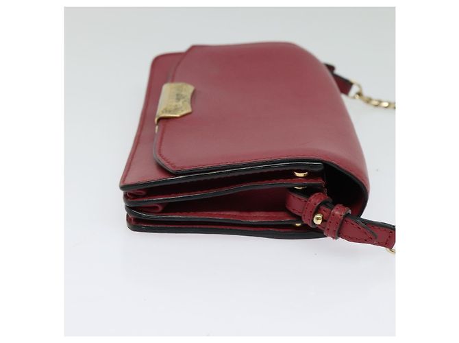 Burberry Portafoglio a Catena in Pelle Rosa Oro Auth bs28328 D'oro - vista 4