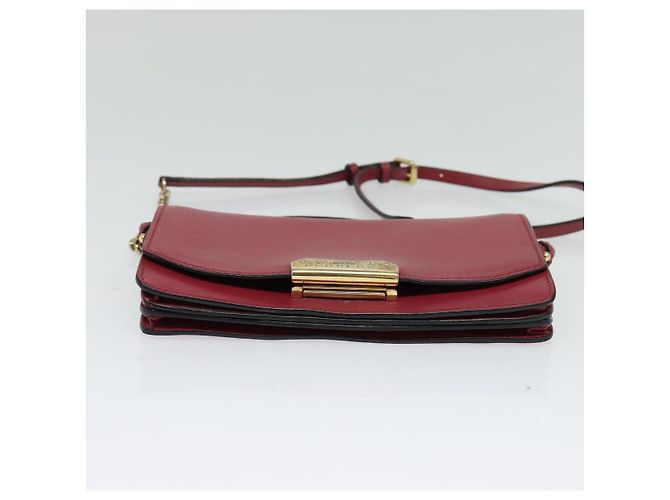 Burberry Portafoglio a Catena in Pelle Rosa Oro Auth bs28328 D'oro - vista 5