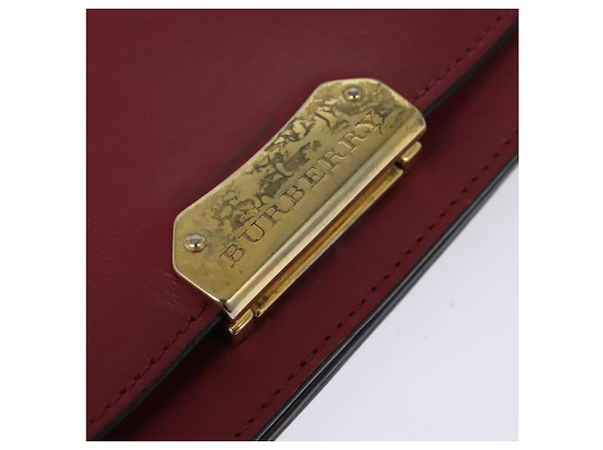 Burberry Portafoglio a Catena in Pelle Rosa Oro Auth bs28328 D'oro - vista 9