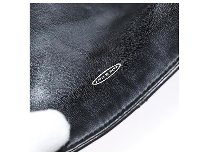 CHANEL Borsa a Spalla Matelassé in Pelle di Agnello Nera Oro CC Auth bs28257 Nero D'oro - vista 20