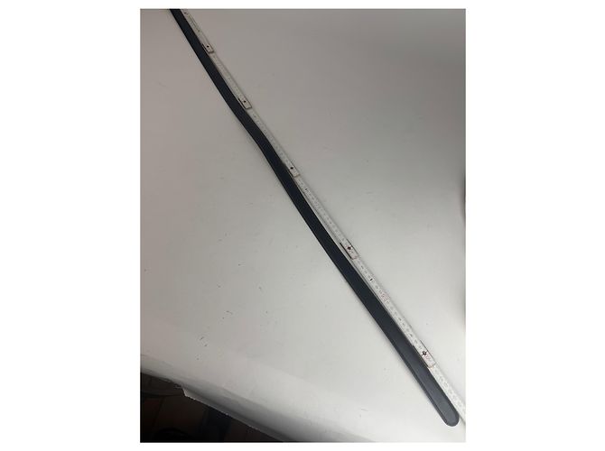 Vintage Gucci Ledergürtel schwarz - Ansicht 7