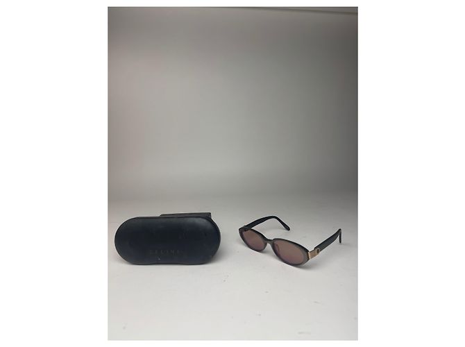Céline Occhiali da sole retrò Celine Paris vintage marroni Marrone - vista 14