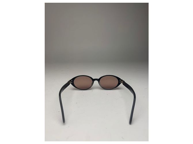 Céline Occhiali da sole retrò Celine Paris vintage marroni Marrone - vista 5