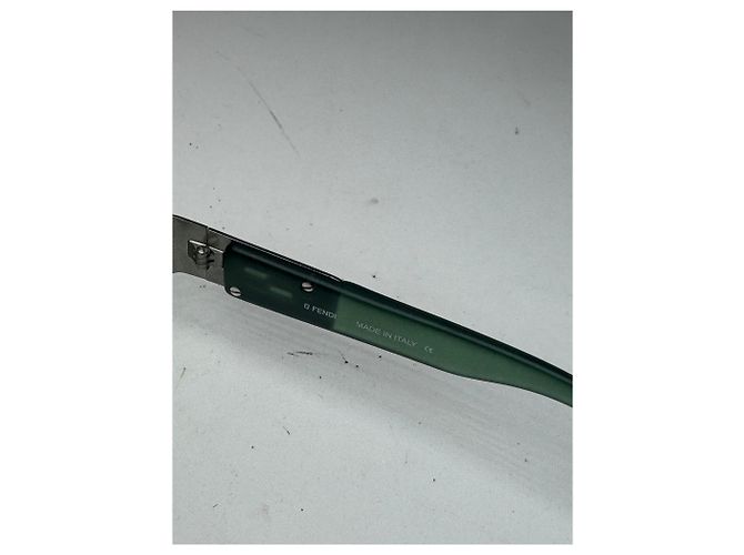 Occhiali da sole retro Fendi Roma vintage verdi Verde - vista 12