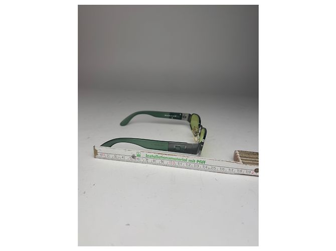 Occhiali da sole retro Fendi Roma vintage verdi Verde - vista 7