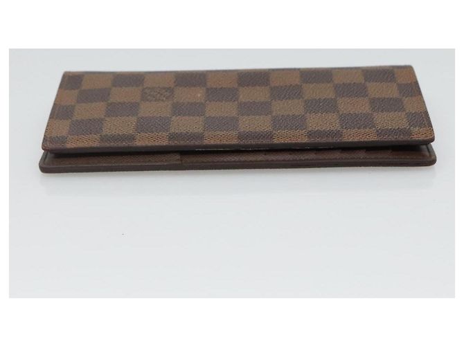 LOUIS VUITTON Cartera Bifold Brazza Damier Ebene N60017 Auth BA4079 - vista 3