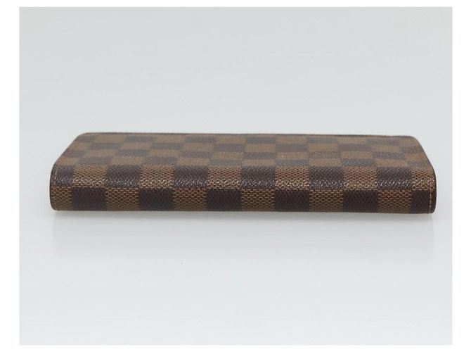 LOUIS VUITTON Cartera Bifold Brazza Damier Ebene N60017 Auth BA4079 - vista 4