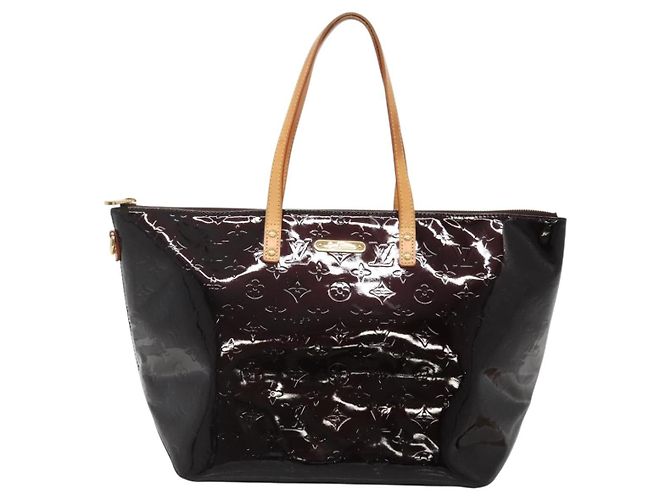 LOUIS VUITTON Borsa Tote Bellevue GM Monogram Vernis Amarante M93589 Auth yk18864 Bordò - vista 13