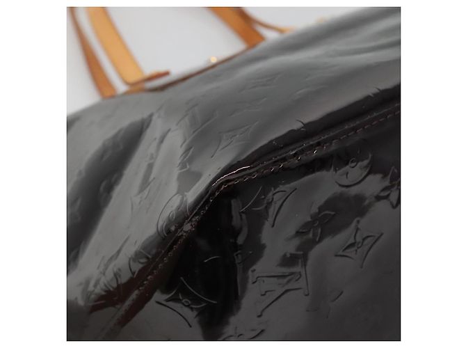 LOUIS VUITTON Borsa Tote Bellevue GM Monogram Vernis Amarante M93589 Auth yk18864 Bordò - vista 14