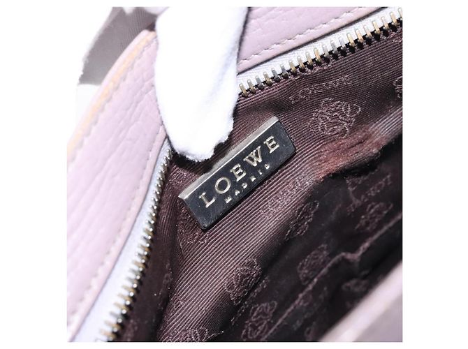 LOEWE Schultertasche aus Leder Grau Silber Authentisch fm4815 Braun - Ansicht 20