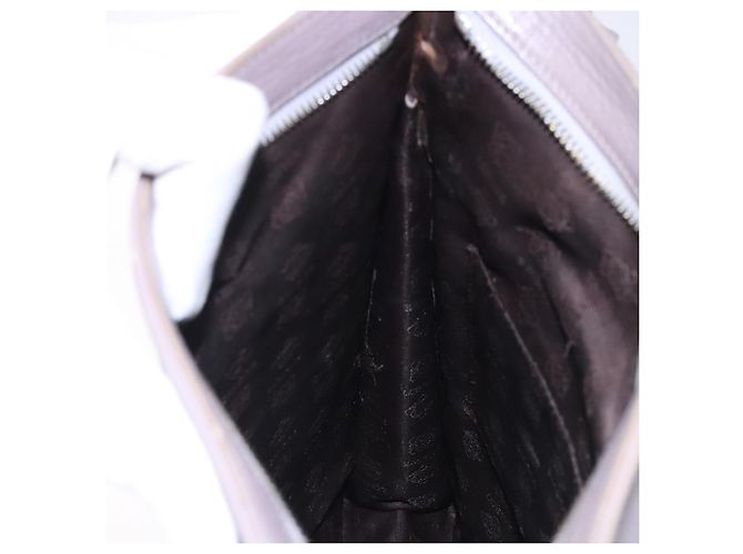 LOEWE Schultertasche aus Leder Grau Silber Authentisch fm4815 Braun - Ansicht 22