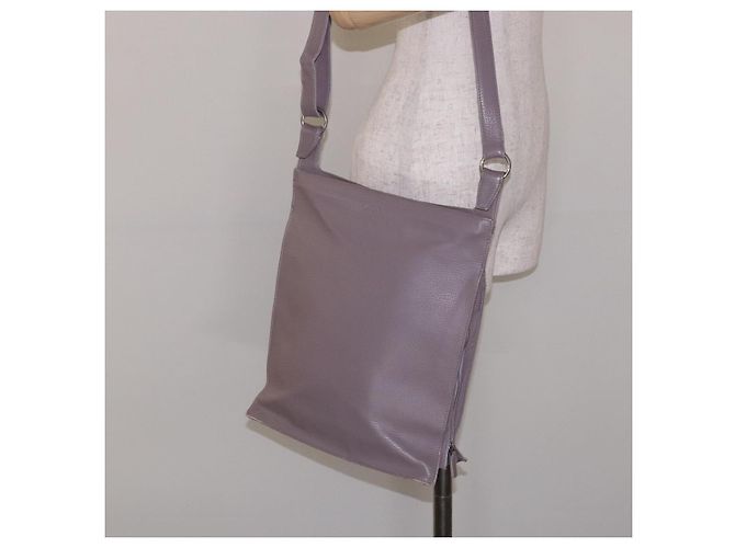LOEWE Schultertasche aus Leder Grau Silber Authentisch fm4815 Braun - Ansicht 25