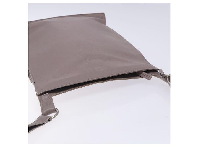 LOEWE Schultertasche aus Leder Grau Silber Authentisch fm4815 Braun - Ansicht 6