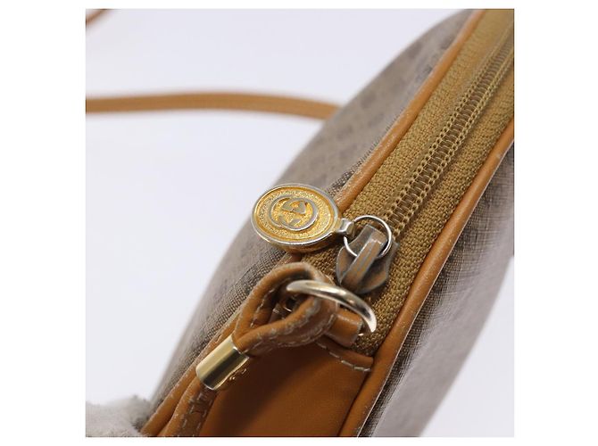 Gucci Borsa a Spalla Micro GG Supreme PVC Beige Oro 007 084 0094 Auth BA4197 D'oro - vista 15