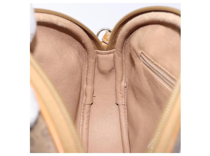 Gucci Borsa a Spalla Micro GG Supreme PVC Beige Oro 007 084 0094 Auth BA4197 D'oro - vista 19