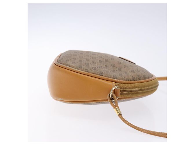 Gucci Borsa a Spalla Micro GG Supreme PVC Beige Oro 007 084 0094 Auth BA4197 D'oro - vista 4