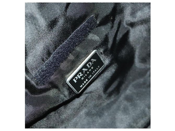 Borsa sportiva Boston in nylon grigio argento di PRADA Auth bs27925 Marrone - vista 21