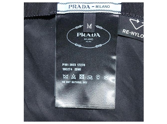 Cappello in nylon M nero Auth mr1473 PRADA - vista 10