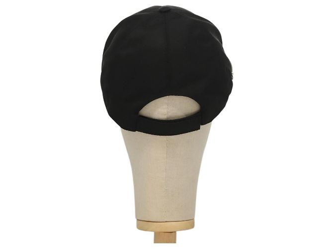 Cappello in nylon M nero Auth mr1473 PRADA - vista 2