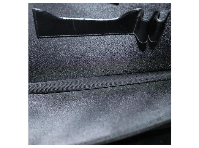 Borsa a mano in tela GG Gucci Nera Argento 015 3708 Auth ep9732 Nero - vista 16