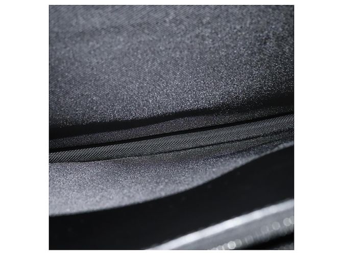 Borsa a mano in tela GG Gucci Nera Argento 015 3708 Auth ep9732 Nero - vista 20