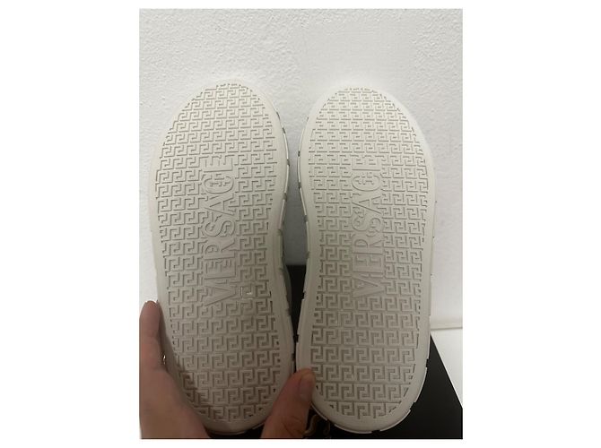 Greca Sneakers von Versace Weiß Golden - Ansicht 10