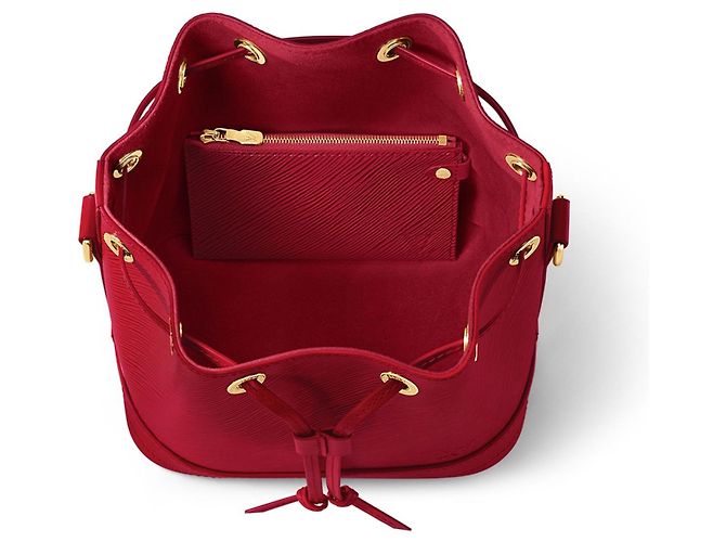 Louis Vuitton LV Noe BB in pelle Epi rossa nuova Rosso - vista 3