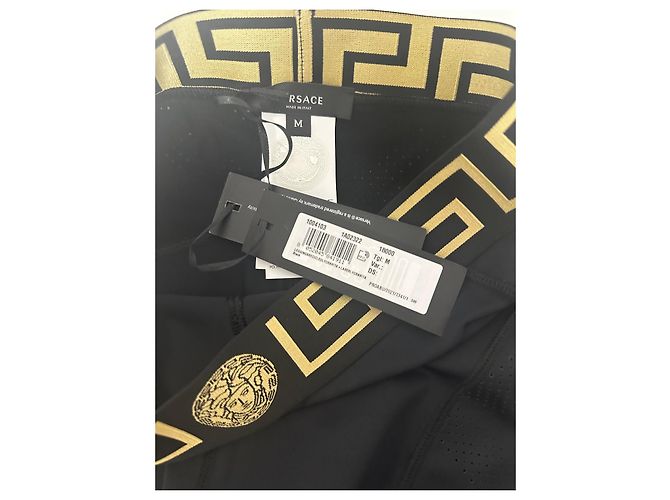 Leggings negros Greca de Versace Dorado - vista 7