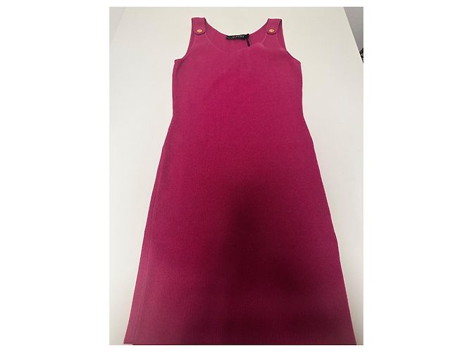 Versace Medusa Rosa Strick Mini Kleid Pink Golden Fuschia - Ansicht 2