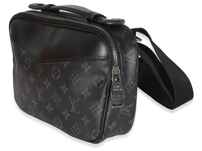 Bumbag Explorer in tela Monogram Eclipse di Louis Vuitton Nero - vista 3