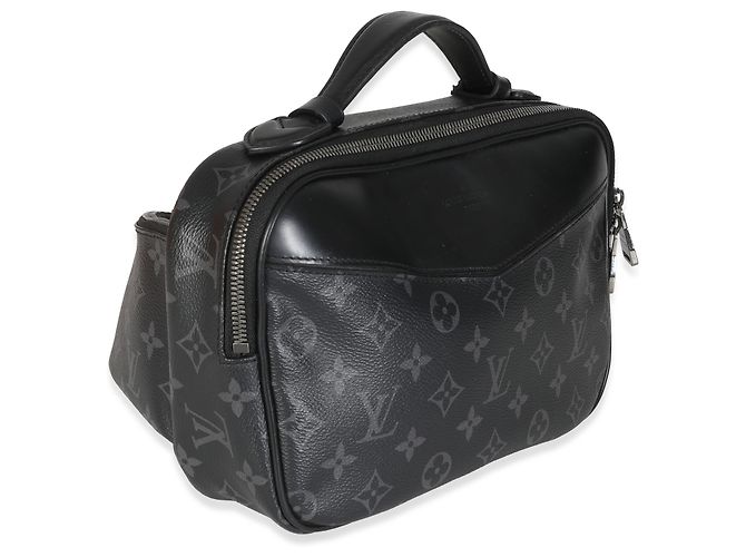Bumbag Explorer in tela Monogram Eclipse di Louis Vuitton Nero - vista 4