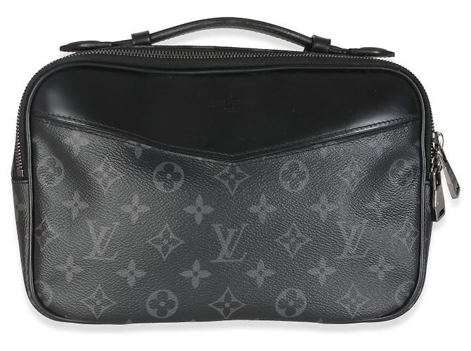 Bumbag Explorer in tela Monogram Eclipse di Louis Vuitton Nero - vista 8