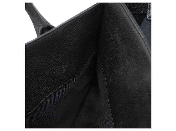 Chanel Executive Leder Tote Tasche Schwarz - Ansicht 11