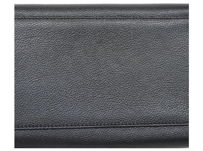 Chanel Executive Leder Tote Tasche Schwarz - Ansicht 13